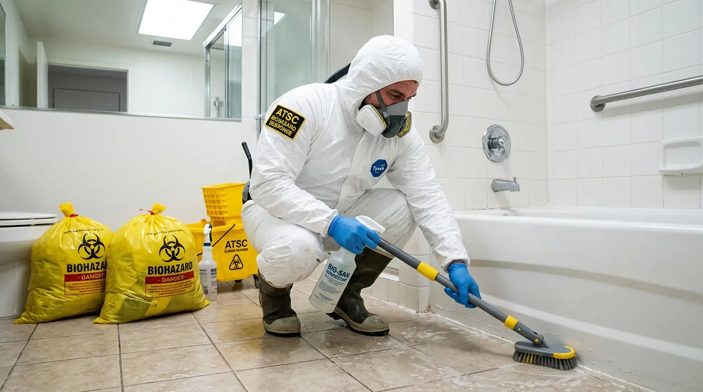 Decontamination equipment deployed for Blood Cleanup in Hull